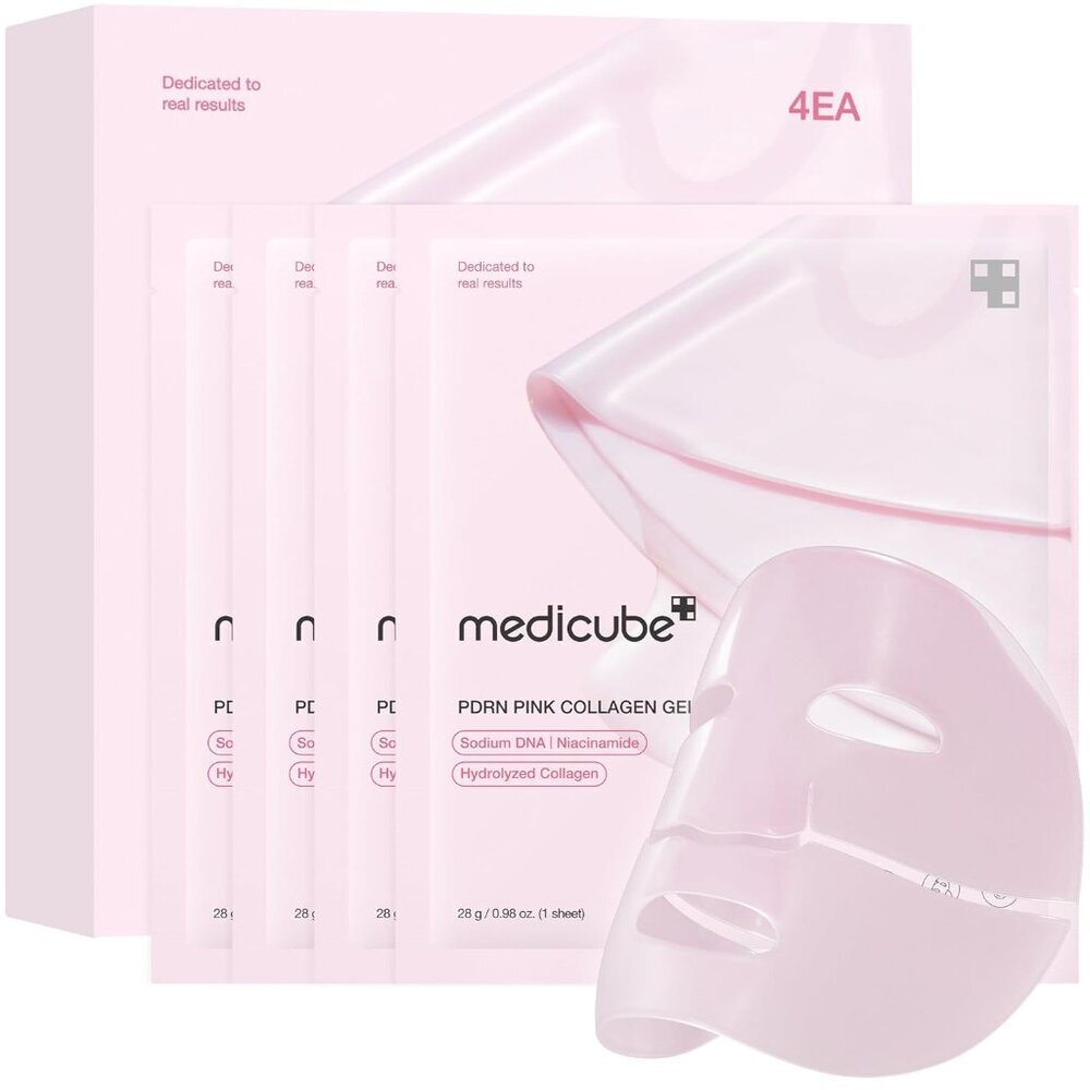 Salmon DNA PDRN pink collagen jelly gel mask | overnight face mask for glass glo